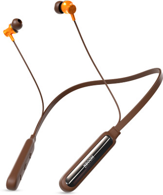 Boom Bout Cure Max & 25Hr Playtime, ENC Mic, Dual Device Pairing, Fast Charging,5.3v Bluetooth Gaming(Brown, In the Ear)