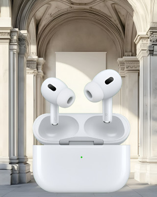 BeatFlow Airbuds pro 2 (2nd generation) excellent quality earbuds USB-C 08 Bluetooth(White, In the Ear)