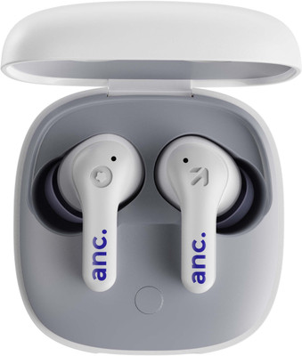 GOBOULT (previously Boult) Klarity 4 ANC 35dB, 4 Mic ENC, 60Hrs Total Playtime, 5.4v Bluetooth(Electric White, True Wireless)