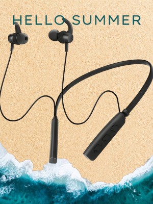 GPQ STORE Rokerz 235 Pro Wireless Bluetooth Neckband(0.4171 Bluetooth Headset(Black, In the Ear)
