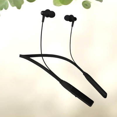 FRONY Bluetooth Headset Neckband with mic Bt-Rover HD Sound Quality, 30H play timeS75 Bluetooth(Black, True Wireless)