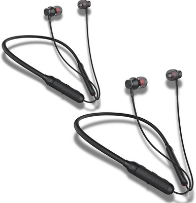 DRUMSTONE BUY ONE GET ONE Neckband Bluetooth Headset 48 Hrs Playtime,Deep Bass,Clear Calls Bluetooth(Multicolor, In the Ear)