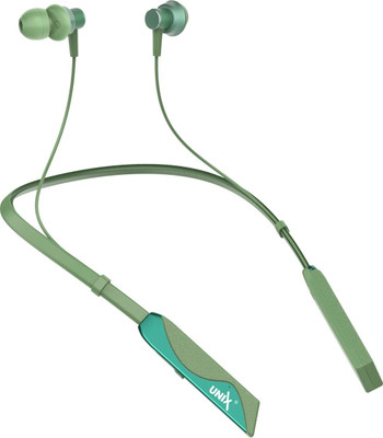 Unix Electro ENC with Voice Changing Function Bluetooth Gaming(Green, In the Ear)