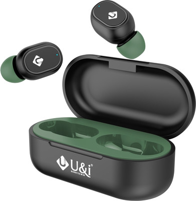 U&i MyDots Plus Series True Wireless Earbuds 20 Hours Battery Backup With Mic Bluetooth Headset (Dark Green, True Wireless) For Rs. 392 @ 87% off
