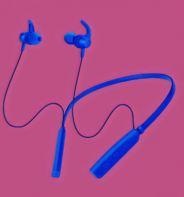 GPQ STORE Rokerz 235 Pro Wireless Bluetooth Neckband(0B.127 Bluetooth(Blue, In the Ear)