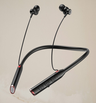 YAARISTYLE N80 Vibration Alert 48 Hours Playtime Cancellation Waterproof Neckband K12 Bluetooth(Black, In the Ear)