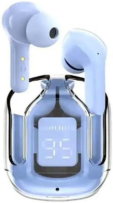 platonix Ultrapods TWS Bluetooth Earphones with Charging Case and LED Bluetooth(Blue, True Wireless)