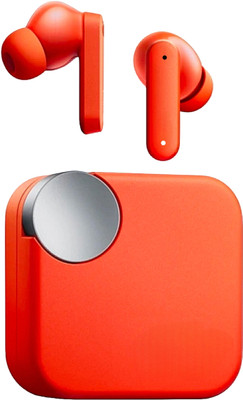 abhi AD-Buds Pro 42 dB Ultra Bass Technology, 35.5 Hrs playtime Bluetooth(Orange, True Wireless)