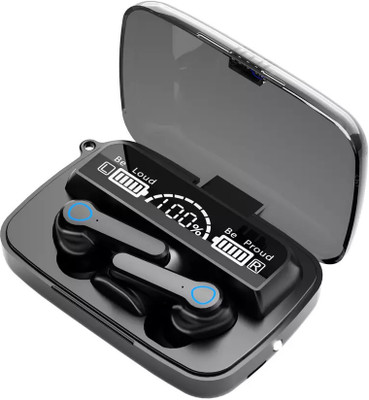 UPOZA Earbuds M19 Upto 48 Hours Playback with ASAP Charge Bluetooth(Black, True Wireless)