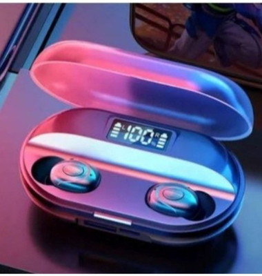 Clairbell TTK_546F_TWS T2 Wireless Earbuds Bluetooth Headset Bluetooth(Black, True Wireless)