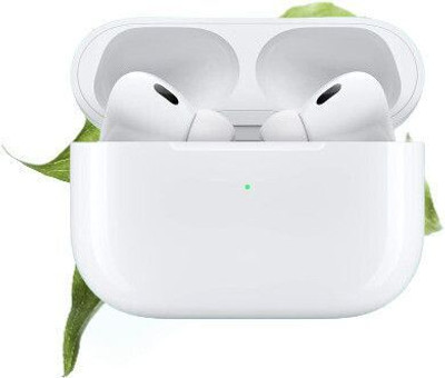 kliksy Air Pods Pro 25H Play Time Type-C Fast Charge Bluetooth(White, In the Ear)