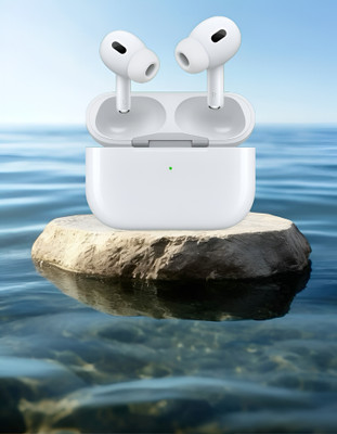 BeatFlow Airbuds pro 2 (2nd generation) excellent quality earbuds USB-C 55 Bluetooth(White, In the Ear)