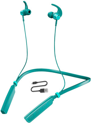 IZWI New 2024 Collar Classic Neckband 200 Hours Standby & 40Hr Playtime Fast Charging Bluetooth(Green, In the Ear)