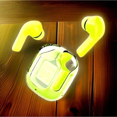 FRONY Ultrapods Bluetooth Earbuds with 5.3LED Display Transparent Headphone StandFR-5 Bluetooth(Multicolor, In the Ear)