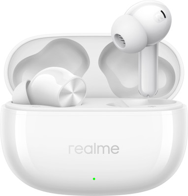 realme Buds T200x with 25dB ANC,12.4mm Dynamic Bass Drivers,48Hrs Playback, BT5.4, IP55 Bluetooth(Moonlight White, True Wireless)