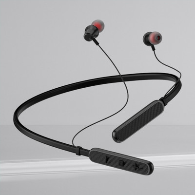 E EARBOUT XUOP Bluetooth 5.0 Earbuds Sports Neckband Earphones Bluetooth & Wired(Black, In the Ear)
