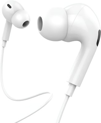 ZOROARK M77 Series Wired Earphones Wired Headset(White, In the Ear)