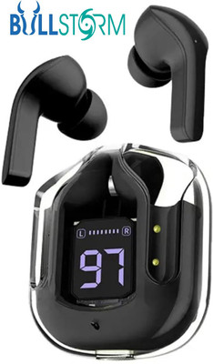 BULLSTORM Earbuds Wireless Bluetooth TWS Connectivity for Android iOS Devices Bluetooth Gaming(Black, True Wireless)