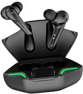 TUNISKY TWS-G11 Bluetooth 5.0 Low Latency TWS Stereo Gaming Earphone with Cool LED Bluetooth Gaming(Black, In the Ear)