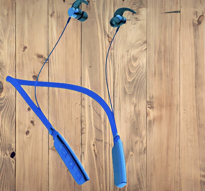 QPG STORE Rokerz 235 Pro Wireless Bluetooth Neckband(0B.274 Bluetooth(Blue, In the Ear)