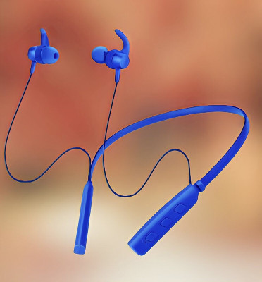 GPQ STORE Rokerz 235 Pro Wireless Bluetooth Neckband(0B.255 Bluetooth(Blue, In the Ear)