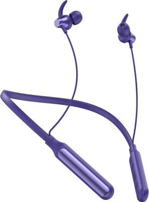 Rueqn 500v2 Neckband-Pro Blast-Bass Wireless Bluetooth headphone Headset-A2 Bluetooth Gaming(Blue, In the Ear)