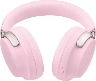 Melbon Pulse HP Wireless Over-Ear Headphones with Bluetooth 5.3 & Cancellation Bluetooth(Pink, True Wireless)