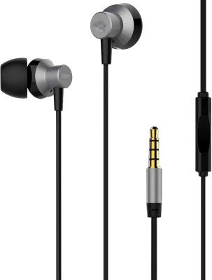 Helo Kuki ZE34 Compatible With P0C0 M4 Crystal Clear Mic,High Bass Sound Quality Wired Headset(Black, In the Ear)