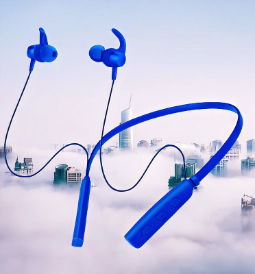 GPQ STORE Rokerz 235 Pro Wireless Bluetooth Neckband(0B.205 Bluetooth(Blue, In the Ear)