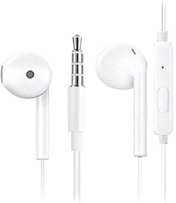snowbudy Y12G Earphones 3.5Mm Jack Wired with Mic white Good Work-11 Wired Headset(White, In the Ear)