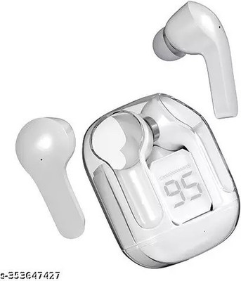 Techfly Ultrapods Gaming V5.3 Sweatproof True Wireless ANC Earbuds u38 Bluetooth(White, True Wireless)