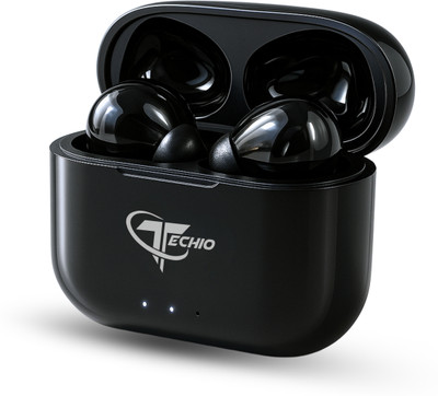 TECHIO BUDS XERO I3 Earbud Low Latency Gaming Earbuds with HD Audio Bluetooth(Black, True Wireless)