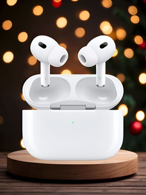 SAIBABA Buds2 Pro with 48Hrs Playback,Deep Bass,BM157 Bluetooth(White, True Wireless)