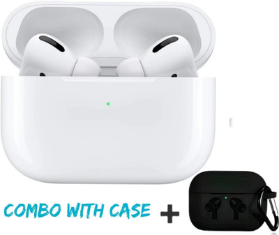 smartwork Pro 3 earbuds combo with case bluetooth headset Truely wireless Bluetooth without Mic(White, Black, In the Ear)