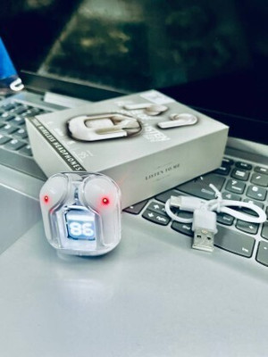 Mid Light Smart Design UltraPods Buds With Charging Case M6 Bluetooth(White, True Wireless)