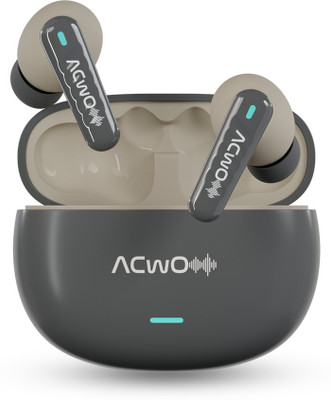 ACwO 727 v2 Bluetooth(Grey, True Wireless)