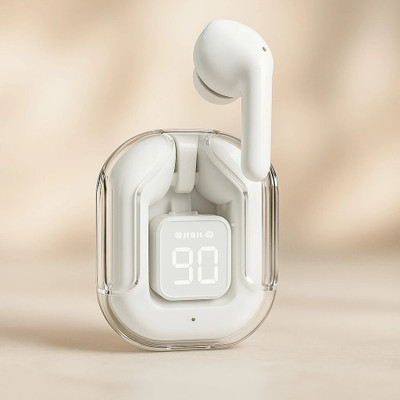 Knull Earbuds-Air-S10-tws-white-1 Bluetooth without Mic(White, True Wireless)