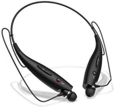 Bhanu HBS730 Flexible Headset For All Smartphones Bluetooth Gaming Headset(Black, In the Ear)