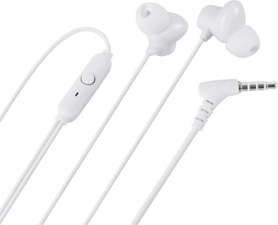MZ M110 (Stereo Earphone) Strong Bass Stereo HD Wired(White, In the Ear)