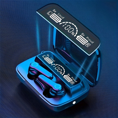 Mid Light M19 Compact Wireless Earbuds with Easy Touch Bluetooth Gaming(Black, In the Ear)