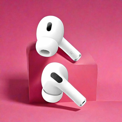 SAIBABA Earbuds with LED Digital Battery Display Bluetooth(White, In the Ear)