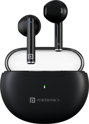 Portronics Twins S20 In Ear TWS Earbuds With 35 Hour Playtime,Touch Control,Low Latency Bluetooth(Black, In the Ear)