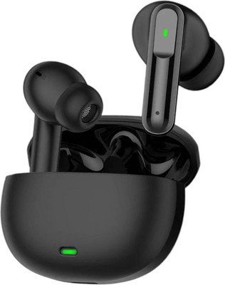 WEROX Wireless TWS Earbuds with 30 Hours Music Time, Deep Bass,AirTone Mini Bluetooth Gaming(Black, True Wireless)
