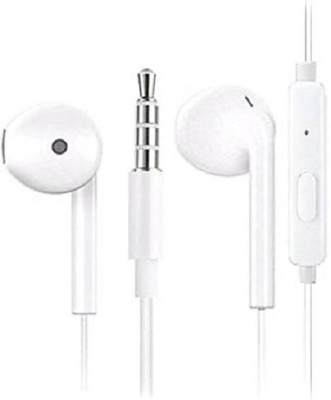 snowbudy Y73 Earphones 3.5Mm Jack Wired with Mic white Good Work-1 Wired Gaming Headset(White, In the Ear)