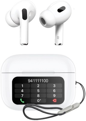 Urban Smart Buds Touch Screen Display TWS ANC + ENC In Earbuds AI Quad Mic Bluetooth(White, True Wireless)