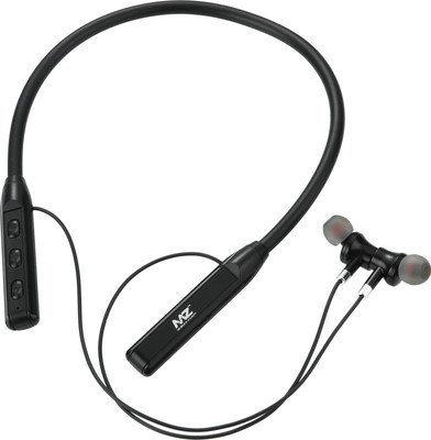 MZ NB111 Wireless Headphone Magnetic Neckband 250h standby 200mAh Bluetooth(Black, In the Ear)