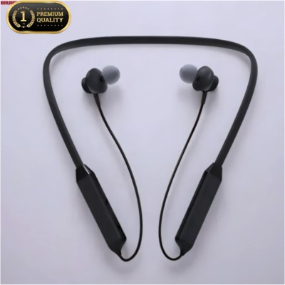 AIZINA Long Playtime Wireless Neckband with Deep Bass and Sweatproof Design_YE Bluetooth & Wired(Multicolor, In the Ear)