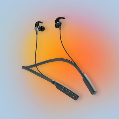 GPQ STORE Rokerz 235 Pro Wireless Bluetooth Neckband(0.966 Bluetooth(Black, In the Ear)