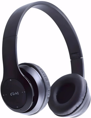 house of common Foldable Wireless Bass Boost Pro Audio_2A Bluetooth & Wired(Black, On the Ear)