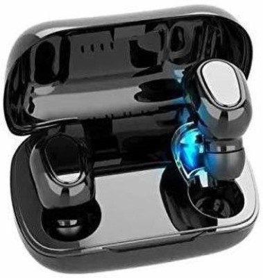 Bhanu L21 Truly Wireless Bluetooth in Ear Earbuds with Mic Bluetooth Headset(Black, In the Ear)